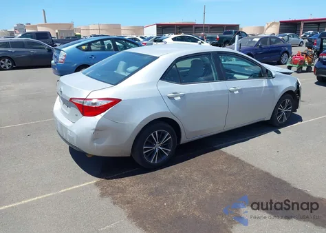 2016 Toyota Corolla Le из США, поврежденный, VIN 5YFBURHE2GP525658